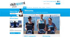 Desktop Screenshot of clubsportnl.org.uk
